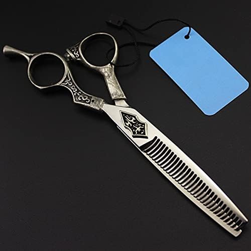 ヘアカットシザー、6インチプロフェッショナル高級日本製440cレトロ